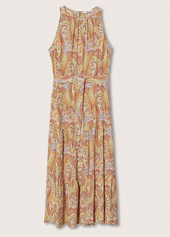 Mango Paisley Print Midi Dress | Freemans