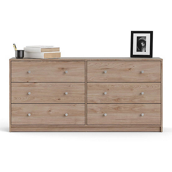 May Jackson Hickory Oak Chest of 6 Drawers