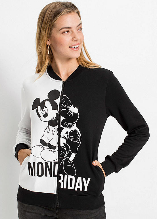 Disney Fille Mickey Mouse Face Sweat-Shirt 