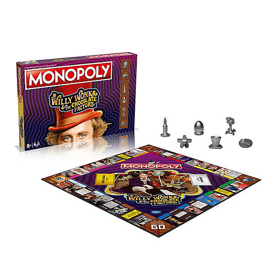 Monopoly Willy Wonka & The Chocolate Factory Board Game Freemans