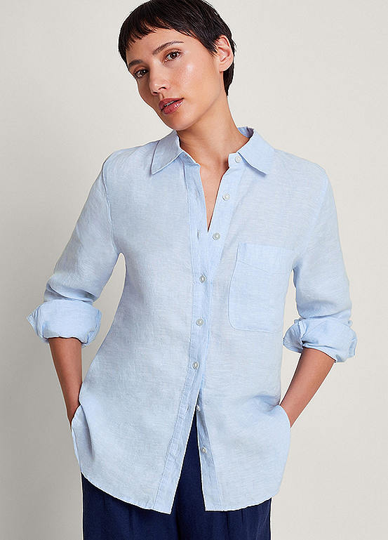 Monsoon Charlie Longline Linen Shirt | Freemans