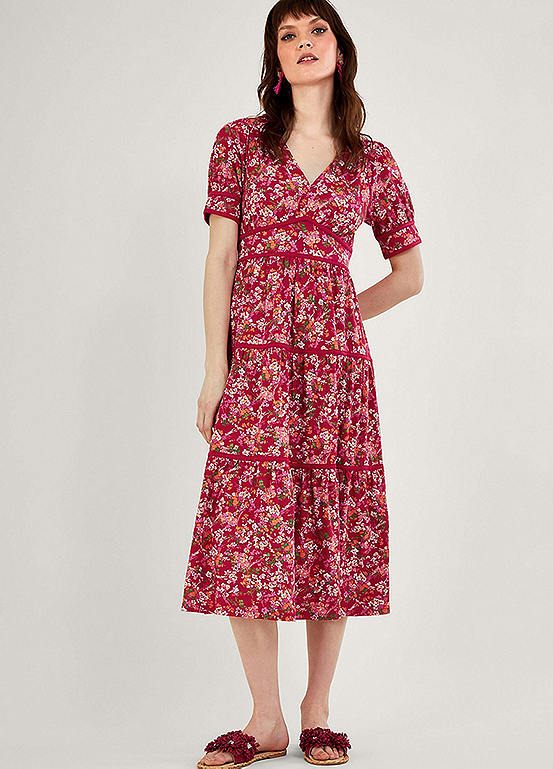 Monsoon Ditsy Floral Midi Dress | Freemans