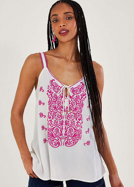 Monsoon Embroidered Cami Freemans