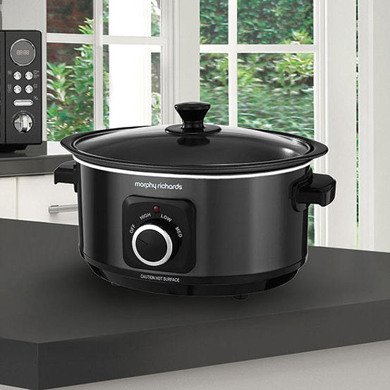 Morphy Richards Sear & Stew Slow Cooker 460012 Black Freemans