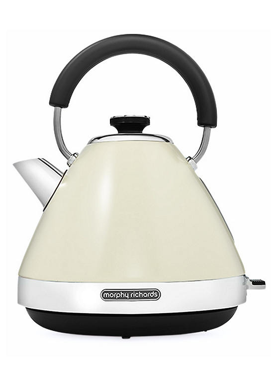 Morphy Richards Venture Cream Pyramid Kettle 100132 Freemans