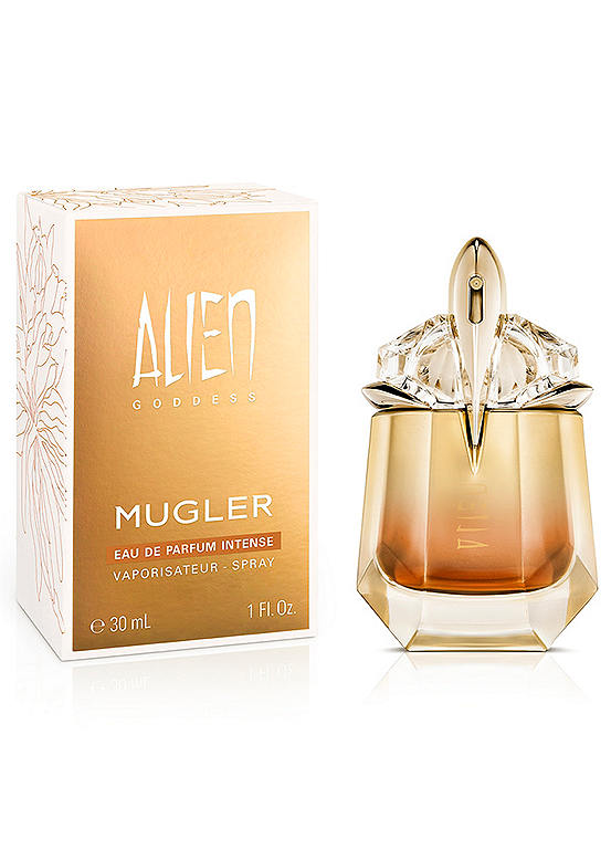 MUGLER Alien Goddess Eau De Parfum Intense – Damenparfum, Blumig-holzig Mit Ambernote, Intensiver Duft