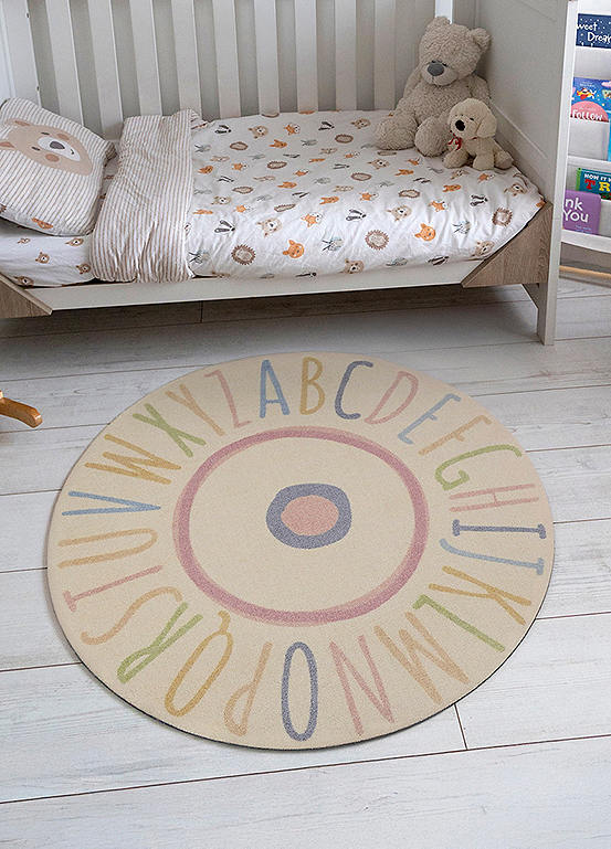 My Play Mat Kids Alphabet Circle Rug | Freemans