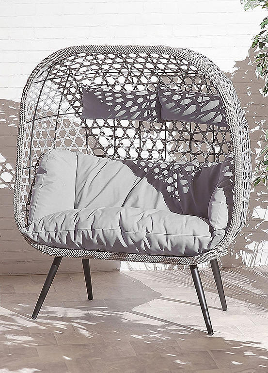 Naples Standing Rattan Double Chair | Freemans