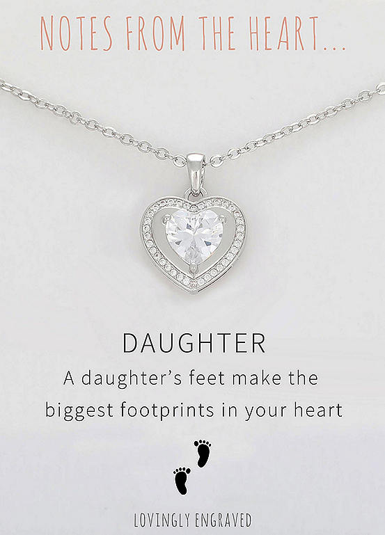 Heart Daughter Pendant | Freemans