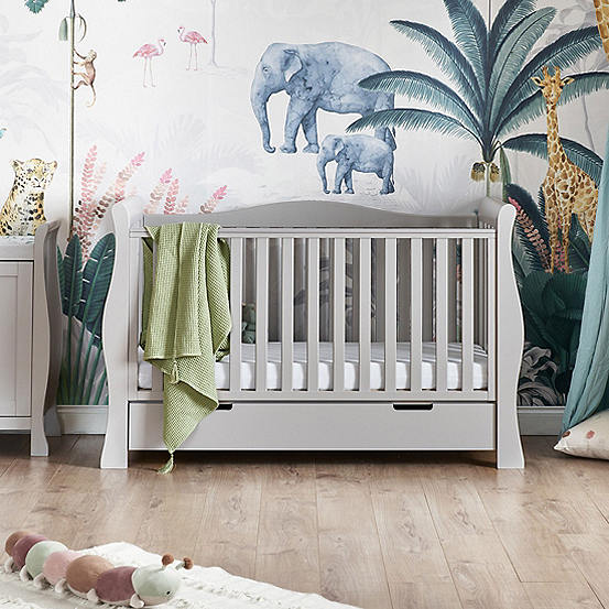 OBaby Stamford Luxe Sleigh Cotbed