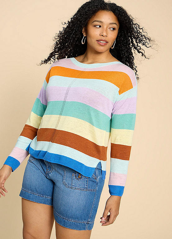 Ohio Oak Effect Painted Round Extending Dining Table With