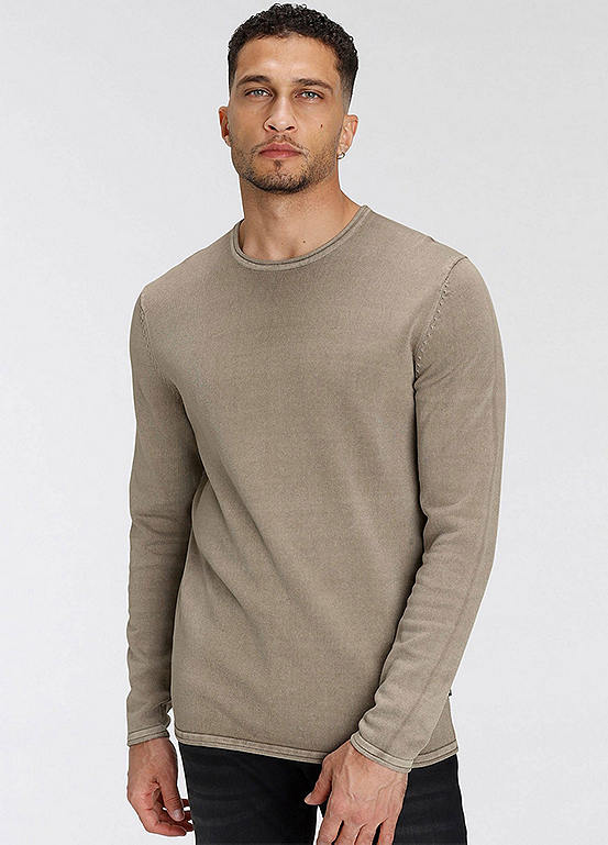 ONLY & SONS crew neck sweat in dark navy | ASOS