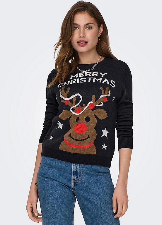 Only Christmas Reindeer Jumper Freemans
