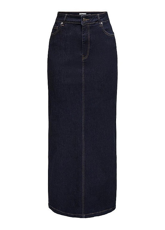Only Farran Hw Denim Skirt - Women's Skirts | Nencini Sport