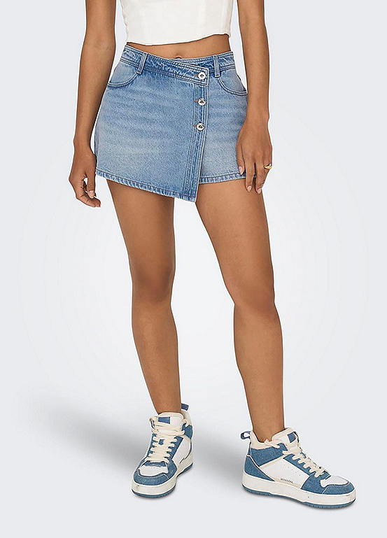 ONLY Onlfelis MW Wrap Skort Pnt Dames - Korte Rok Met Short - Zomer Mode