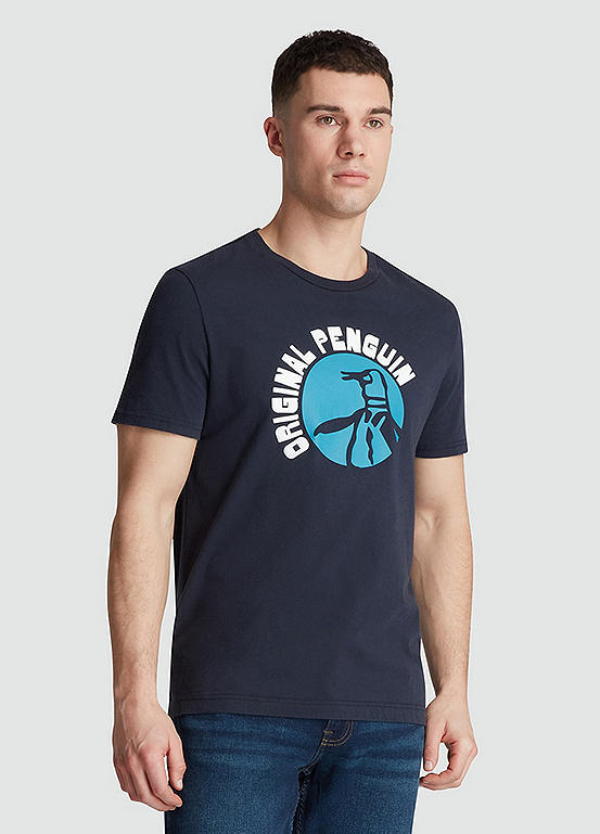 Original Penguin Jersey Graphic Circle Tee Shirt | Freemans