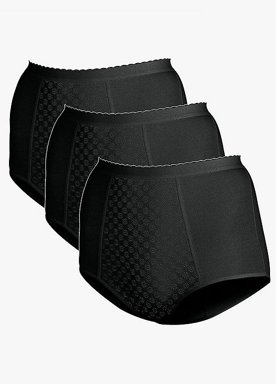 Pack of 3 Control Briefs by Creation L Freemans
