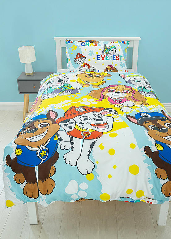 PAW Patrol Splodge Single Rotary Duvet Cover Set | Freemans