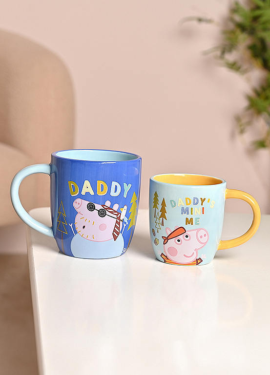 Peppa Pig Daddy & Me Mug Set | Freemans