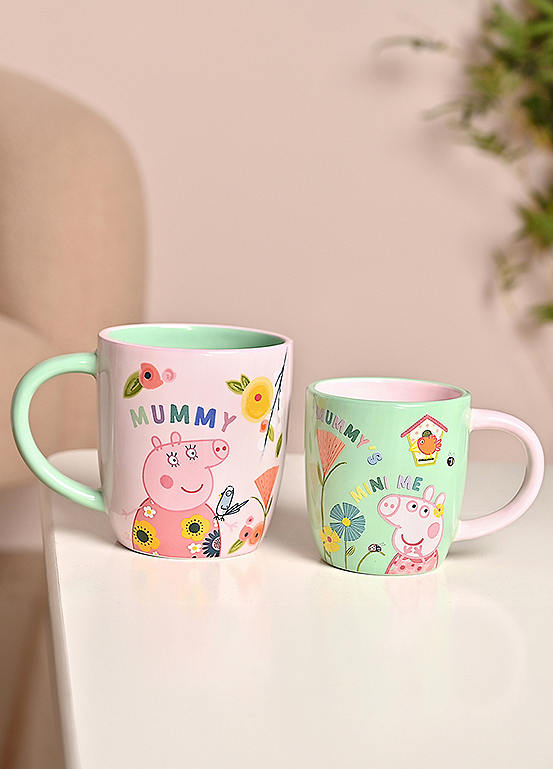 Peppa Pig Mummy & Me Mug Set | Freemans