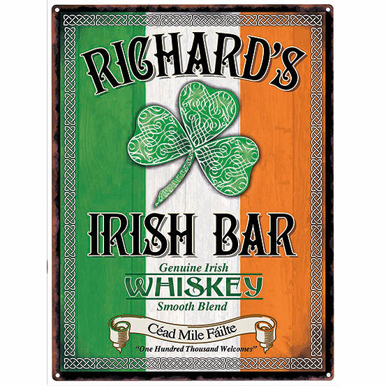 Personalised Irish Bar Sign