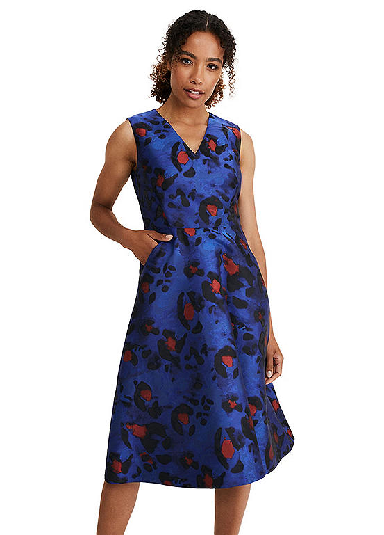 Phase Eight ’Clarisse’ Print Jacquard Dress | Freemans