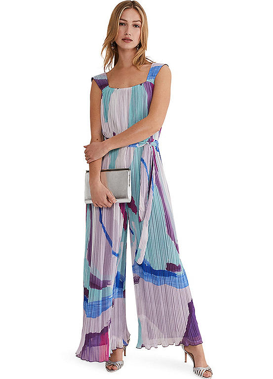 Phase Eight Rhona Abstract Wide Leg Jumpsuit | Freemans
