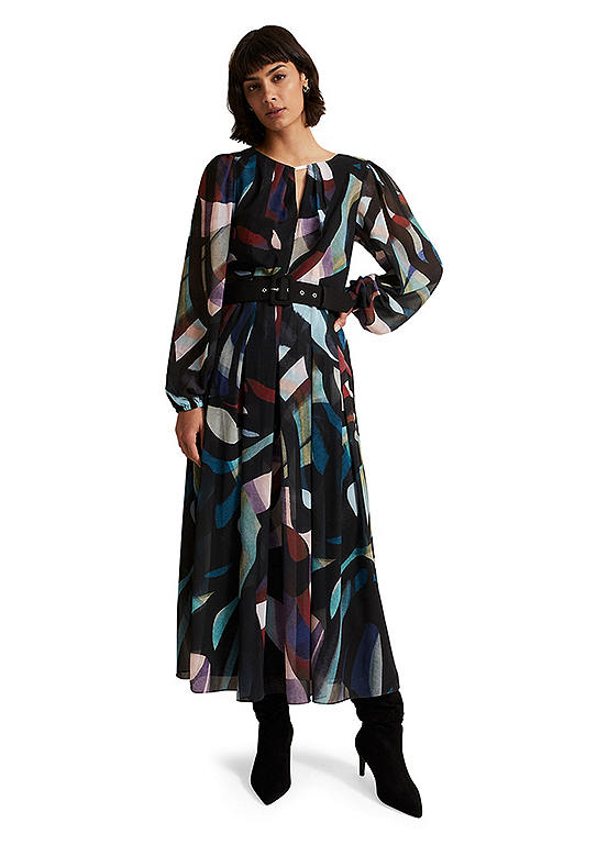 Phase Eight Sky Abstract Maxi Dress Freemans