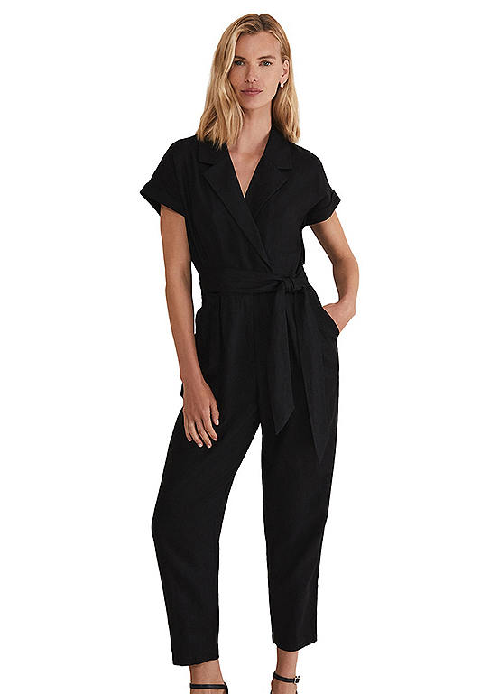 Phase Eight Spencer Linen Wide Leg Jumpsuit | Freemans