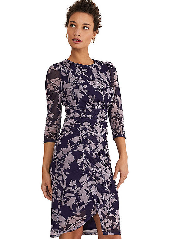 Phase Eight Vera Floral Mesh Dress | Freemans