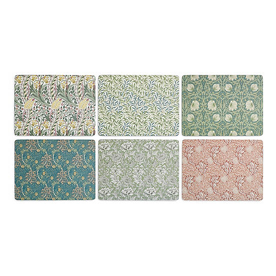 Pimpernel Morris & Co William Morris Set of 6 Placemats Freemans