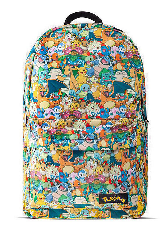 Pokemon All Over Characters Print Backpack Freemans 3639