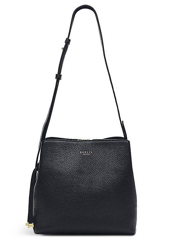 Radley London Dukes Place Black Medium Compartment Crossbody Bag Freemans
