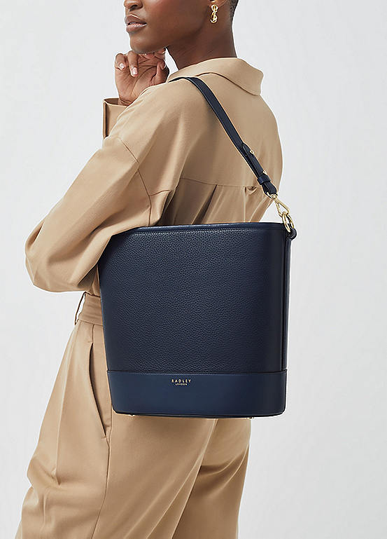 Radley London Ink Montgomery Square Medium Open Top Shoulder Bag Freemans