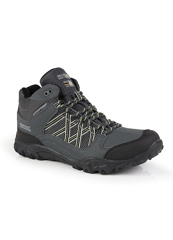 Polecat Heren Sicco Rock Gore-Tex Waterproof Hiking Wandelschoenen Zwart