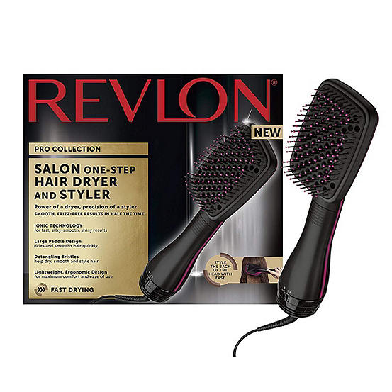 revlon hair dryer and styler brush