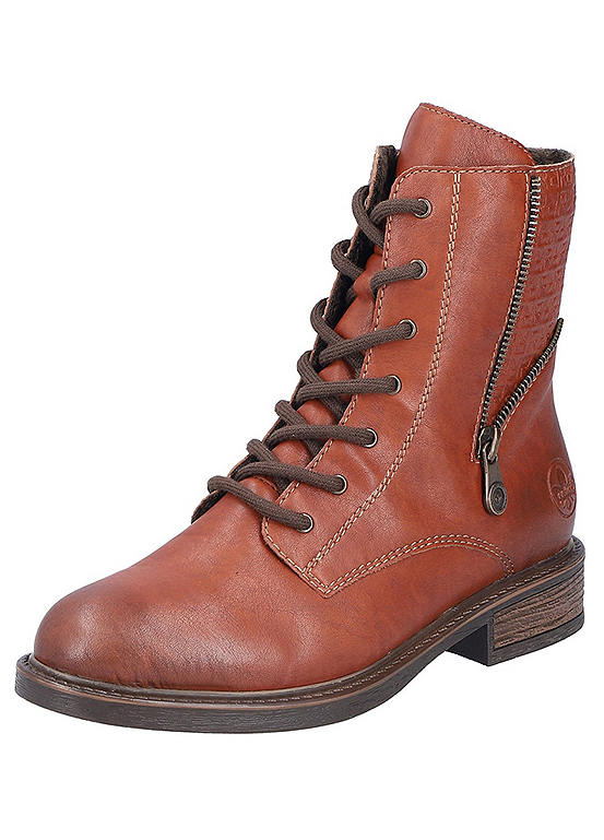 rieker lace up ankle boots