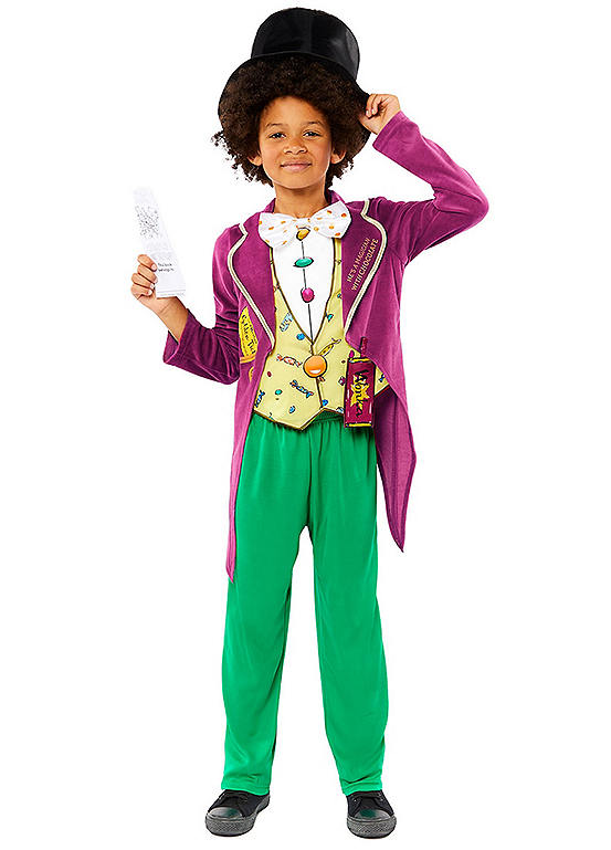Roald Dahl Kids Classic Willy Wonka Fancy Dress Costume | Freemans