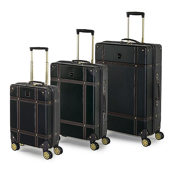 Rock Vintage Hardshell 3 Piece Luggage Set Freemans