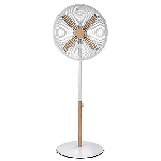 Russell Hobbs 16 inch White Scandi Style Pedestal Fan