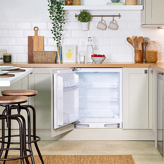 Russell Hobbs Built Under Larder Fridge RHBULF6001 White Freemans