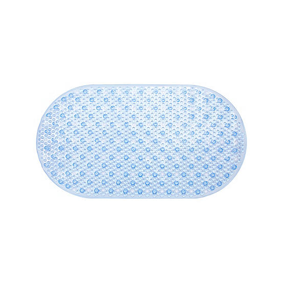 Sabichi Blue PVC Oval Bath Mat