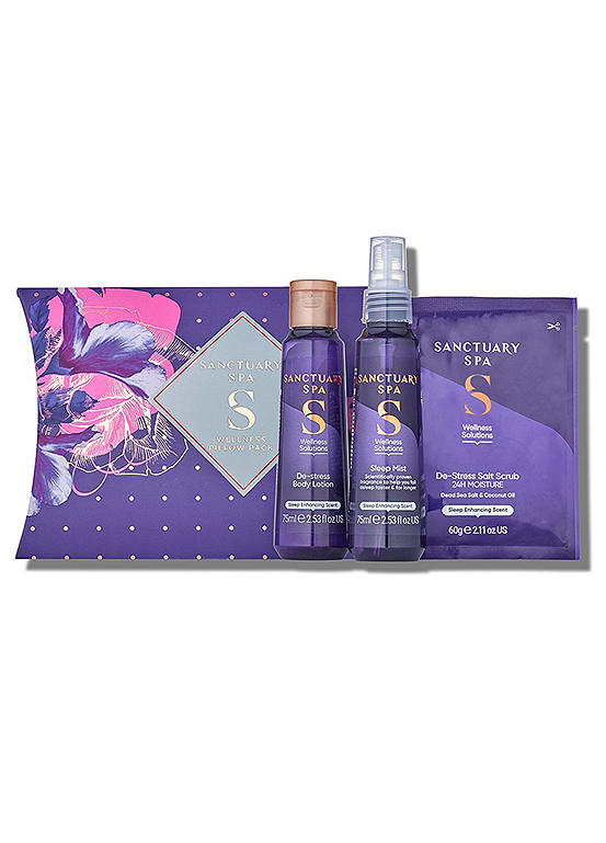 Sanctuary Spa Wellness Pillow Pack Gift Set Freemans
