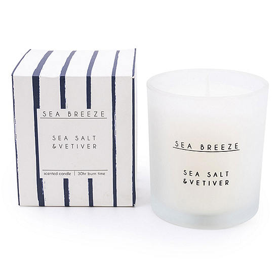 Sea Breeze by Candlelight  Sea Salt & Vetiver Candle Jar