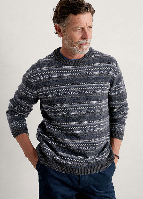 Seasalt Cornwall Polventon Fair Isle Jumper Freemans