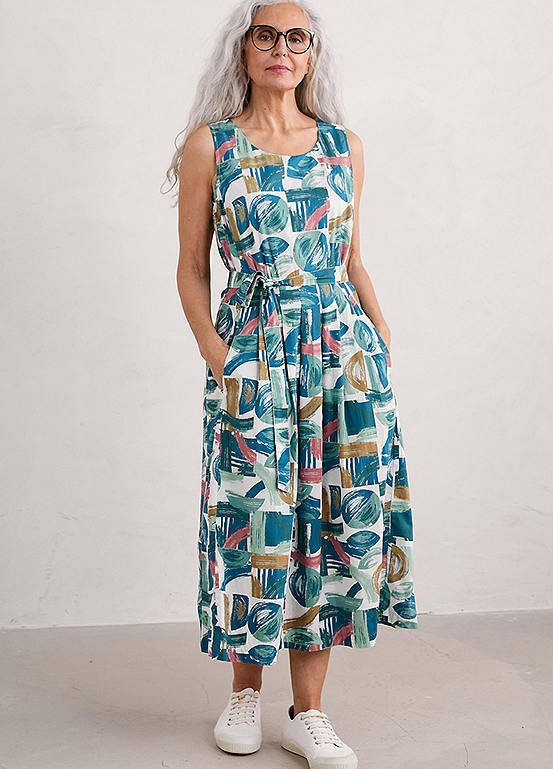 Seasalt Cornwall Teal Belle Dress | Freemans