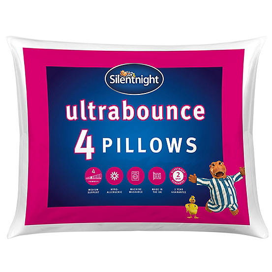 Silentnight Pack of 4 Ultrabounce Pillows