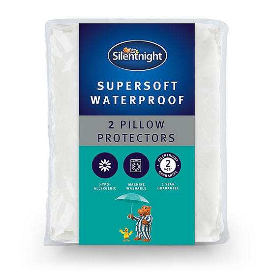 Silentnight Pair of Supersoft Waterproof Pillow Protectors