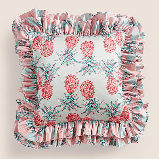 Siobhan Murphy Pineapple Double Frill Cushion