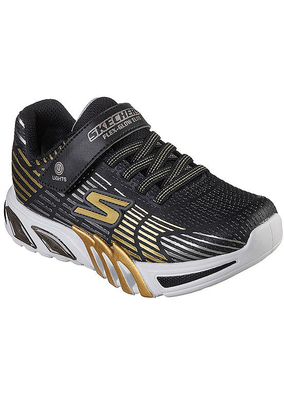 skechers elite trainers black